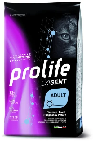 Prolife Cat Exigent Salmone/Trota/Storione/Riso 1,5 kg