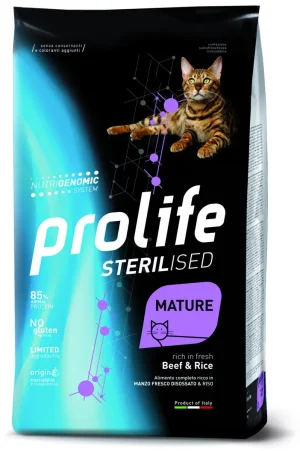 Prolife Sterilised Mature Manzo & Riso 1,5 kg