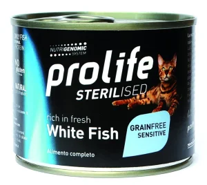 Prolife Cat Um Sterilized Pesce Bianco 200g