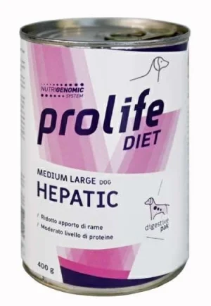 Prolife Dog Hepatic GR 400 - Mangime Dietetico per Cani