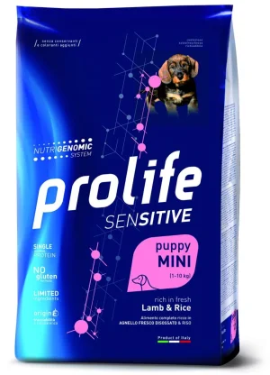 Prolife Dog Sensitive Puppy Mini Agnello/Riso