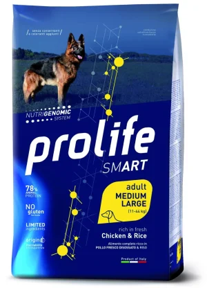 Prolife Smart Adult Pollo & Riso - Medium/Large (12kg)