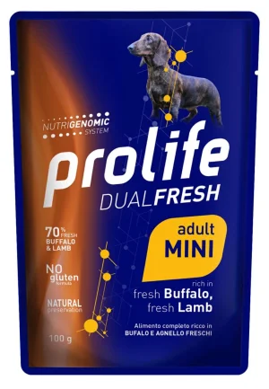 Prolife Dog UM Dual Buste Mini Bufalo 10 x Gr 100