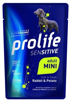 ProLife Dog Um Sensitive Buste Mini Coniglio 10 x 100g
