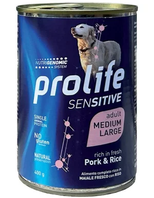 Prolife Dog UM Sensitive Medium/Large Maiale/Riso 400g