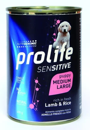 Prolife Dog Um Sensitive Puppy Medium/Large Agnello 400g