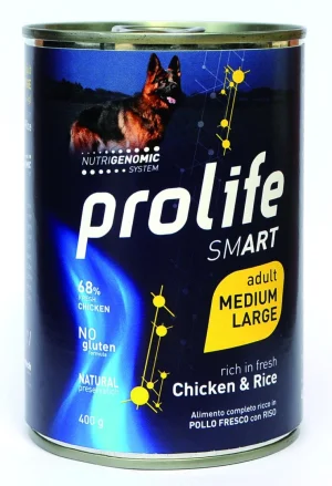 Prolife Dog Um Smart Medium/Large Pollo/Riso 400g