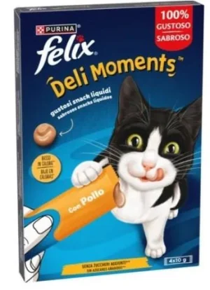 Purina Felix Deli Moments Pollo 4 x 10 g