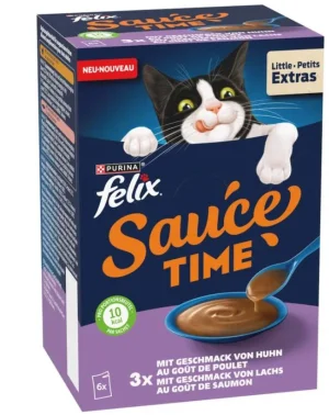 Purina Felix Sauce Time Pollo e Salmone 6 x 40 g