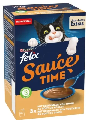 Purina Felix Sauce Time Pollo e Tacchino 6 x 40 g