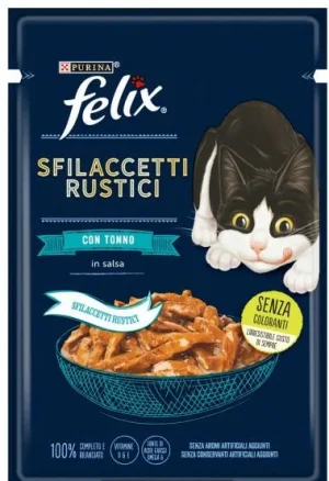 Purina Felix Sfilaccetti Rustici Tonno 26 x 80 g