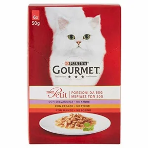Purina Gourmet Mon Petit Carni Selvaggina/Fegato/Manzo 6x50 g