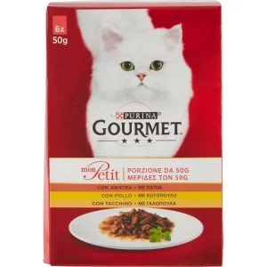 Purina GOURMET Mon Petit Pollame (Anatra, Pollo, Tacchino) 6x50 g