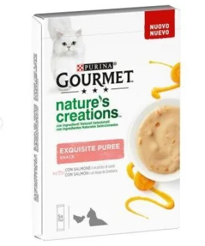 Purina Gourmet Nature's Creations Puré Pollo e Zucca 5x10 g