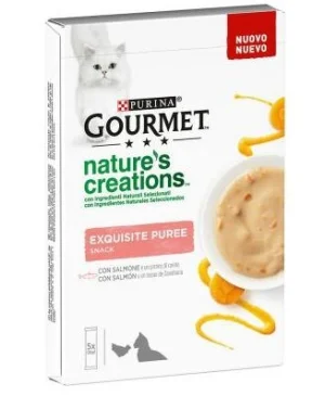 Purina Gourmet Nature's Creations Snack Salmone e Carote 5 x 10 g