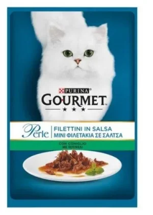 Purina Gourmet Perle Filetti con Coniglio 26 x 85 g