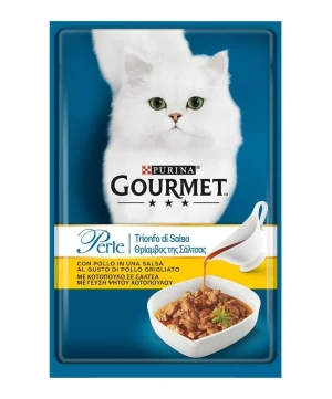 Purina Gourmet Perle Filetti di Pollo per Gatti 26 x 85 g