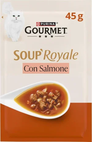Purina Gourmet Soup Royale al Salmone 30 x 45 g