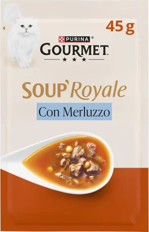 Purina Gourmet Soup Royale Merluzzo – 30 x 45 g