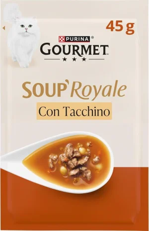 Purina Gourmet Soup Royale Tacchino 30 x 45 g