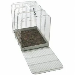 Record trasportino in metallo grande 48x36x39 cm
