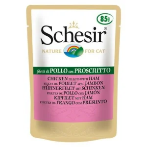 Schesir Cat Buste Filetti Pollo/Prosciutto