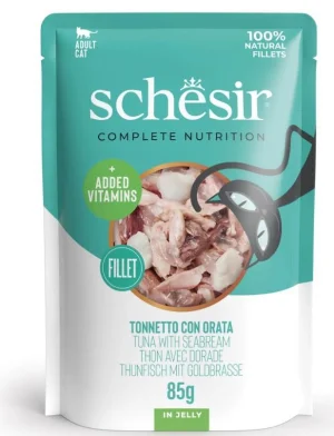 Schesir Cat Buste Tonnetto e Orata 12 x 85 g - Schesir
