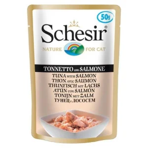 Schesir Cat Buste Tonno e Salmone 30 x 50 g