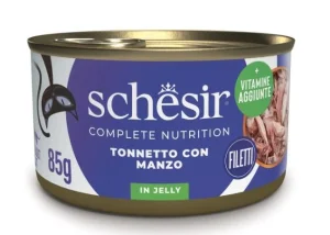 Schesir Cat Jelly Tonnetto e Manzo 85 g