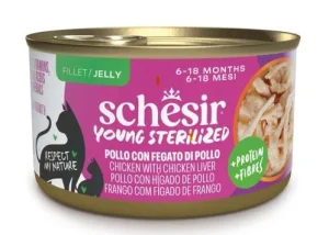 Schesir Cat Jelly Young Sterilized Pollo/Fegato 85 g
