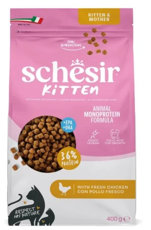 Schesir Cat Kitten Mangime Secco per Gattini