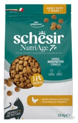 Schesir Cat Mono Nutriage 7+ Senior al Pollo - 1,5 kg
