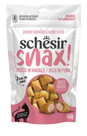 Schesir Cat Snax Maiale Ripieni 60 g