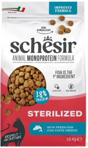 Schesir Cat Sterilized Pesce 1,5 kg