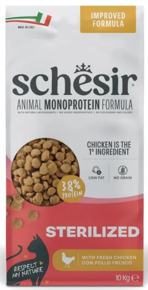 Schesir Cat Sterilized Pollo 10 kg