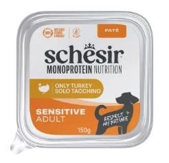 Schesir Dog Mono Tacchino 10 x 150 g - Umido per Cani