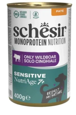 Schesir Mono Nutriage 7+ Cane Cinghiale Paté 400 g