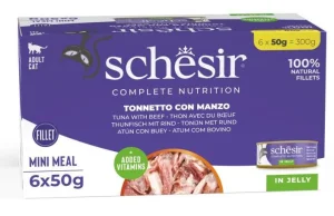 Schesir Tonnetto/Manzo in Jelly 6 x 50 g