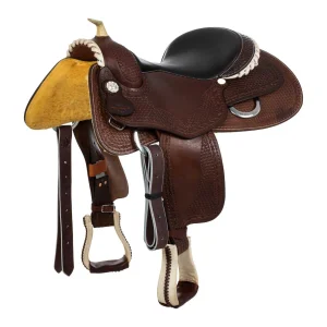 Sella western Pool's Genuine modello Butterfly (Reining)
