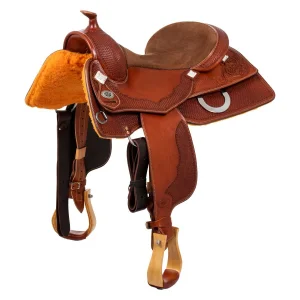 Sella Westwood Classic Reining - Gonna quadra Cognac Flower#16