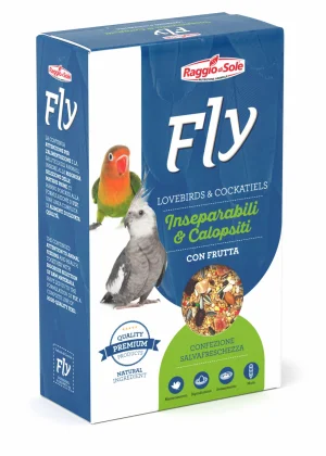 Semi per Inseparabili e Calopsiti Fly con Frutta 1 kg Raggio di Sole