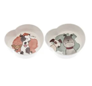 Set 2 ciotole per cani Aquerelle 450 ml Ferribiella