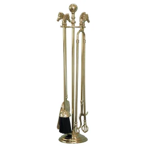 Set accessori camino in ottone - Umbria Equitazione