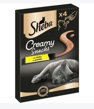 Sheba Creamy Snacks Pollo per Gatti 4 x 12 g