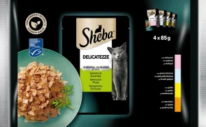 Sheba Delicatezze in Gelatina Selezione Assortita 4 x 85 g