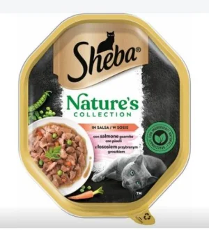 Sheba Nature Collection Salmone e Piselli 22 x 85 g
