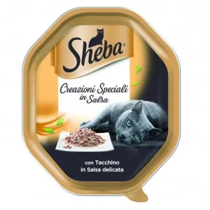 Sheba Vaschetta Creazioni Tacchino in Salsa 22 x 85 g