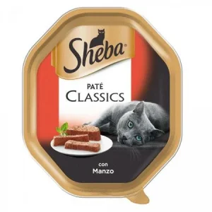 Sheba Vaschette Paté Manzo 22 x 85 g