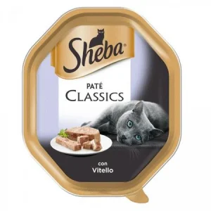 Sheba Vaschette Paté Vitello e Pollo 22 x 85 g