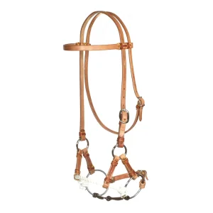 Side pull in cuoio grasso con morso - Schutz Brothers